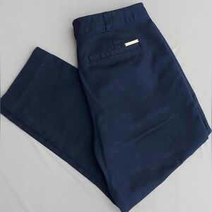 30 x 22 Michael Kors NAVY CROPPED CHINO PANT SZ 6